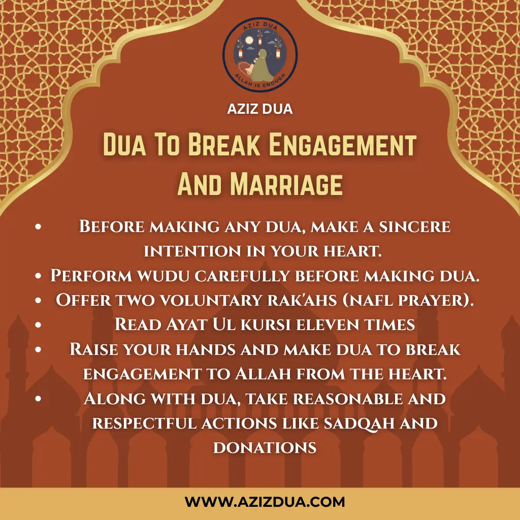 Dua To Break Engagement in Islam