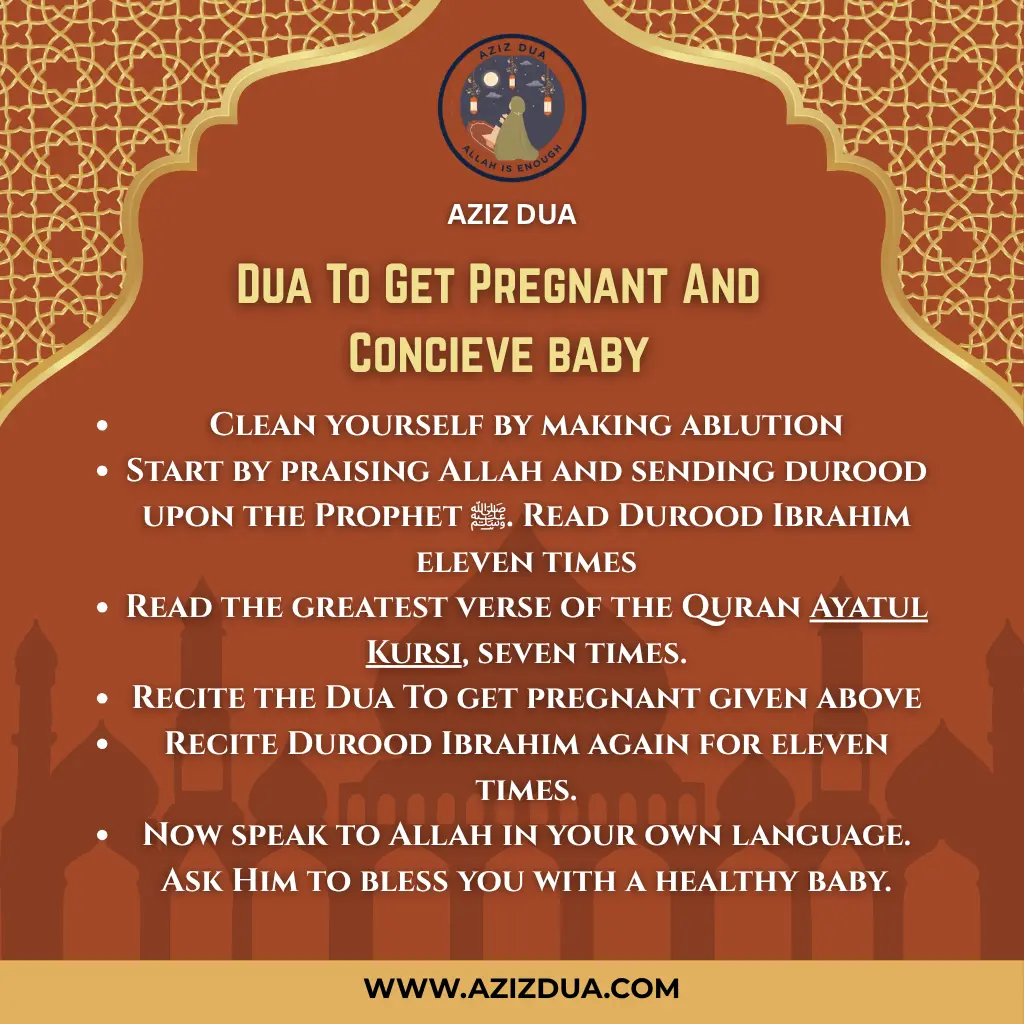 Dua To Get Pregnant And Concieve baby