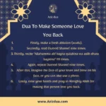 Dua To Make Someone Love You Back