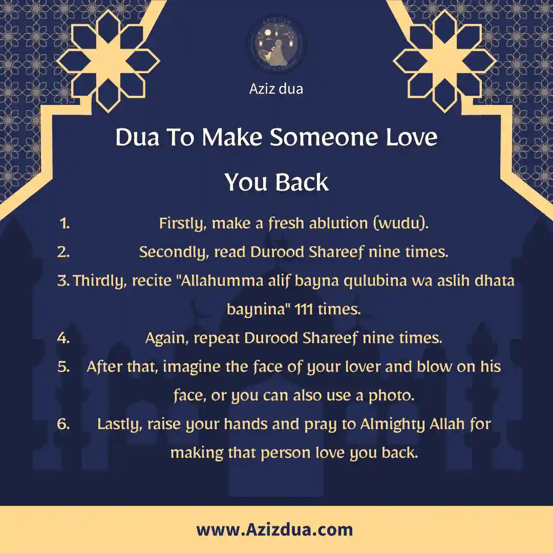 Dua To Make Someone Love You Back