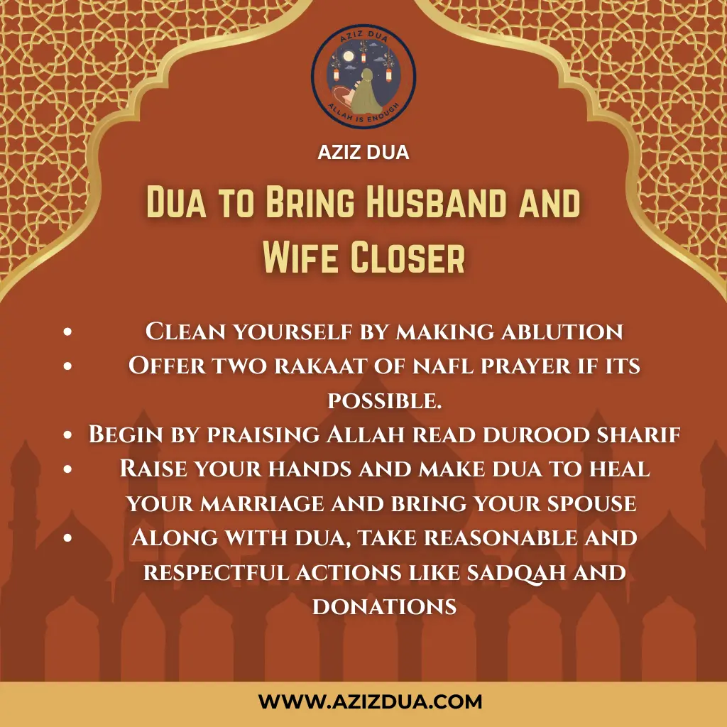 Dua to Bring Husband and Wife Closer