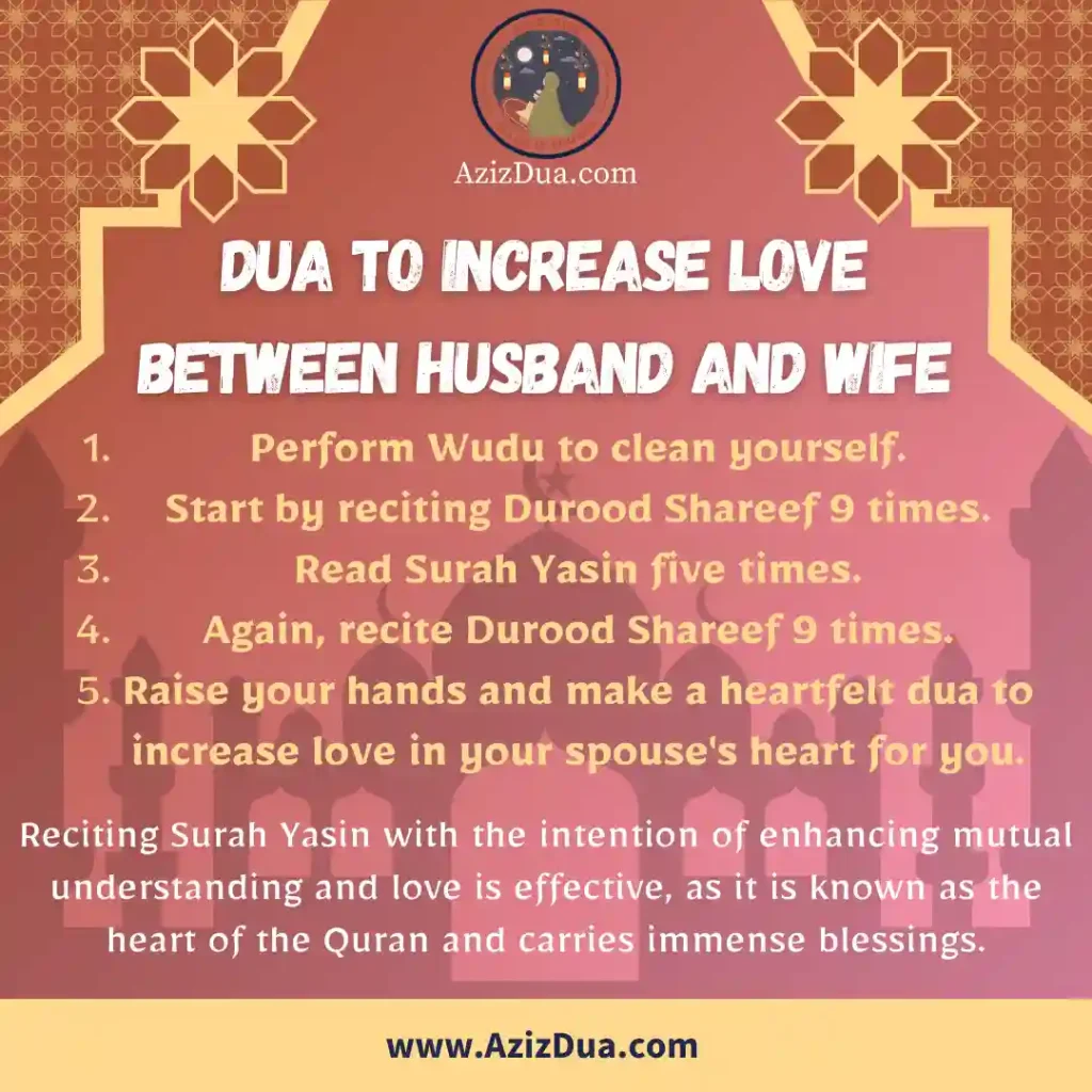 Dua to Increase Love Between Husband and Wife