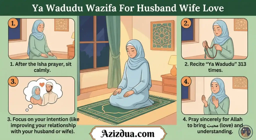 Ya Wadudu Wazifa For Husband Wife Love